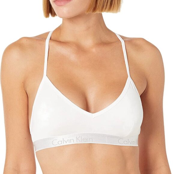 Calvin Klein Underwear Motive Cotton Bralette 2-Pack - Picture 4 of 5